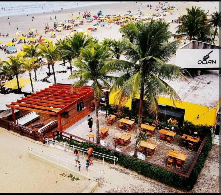 Apartamento 2 Dormitorios E Sacada Gourmet Frente Ao Mar Praia Grande  Ngoại thất bức ảnh
